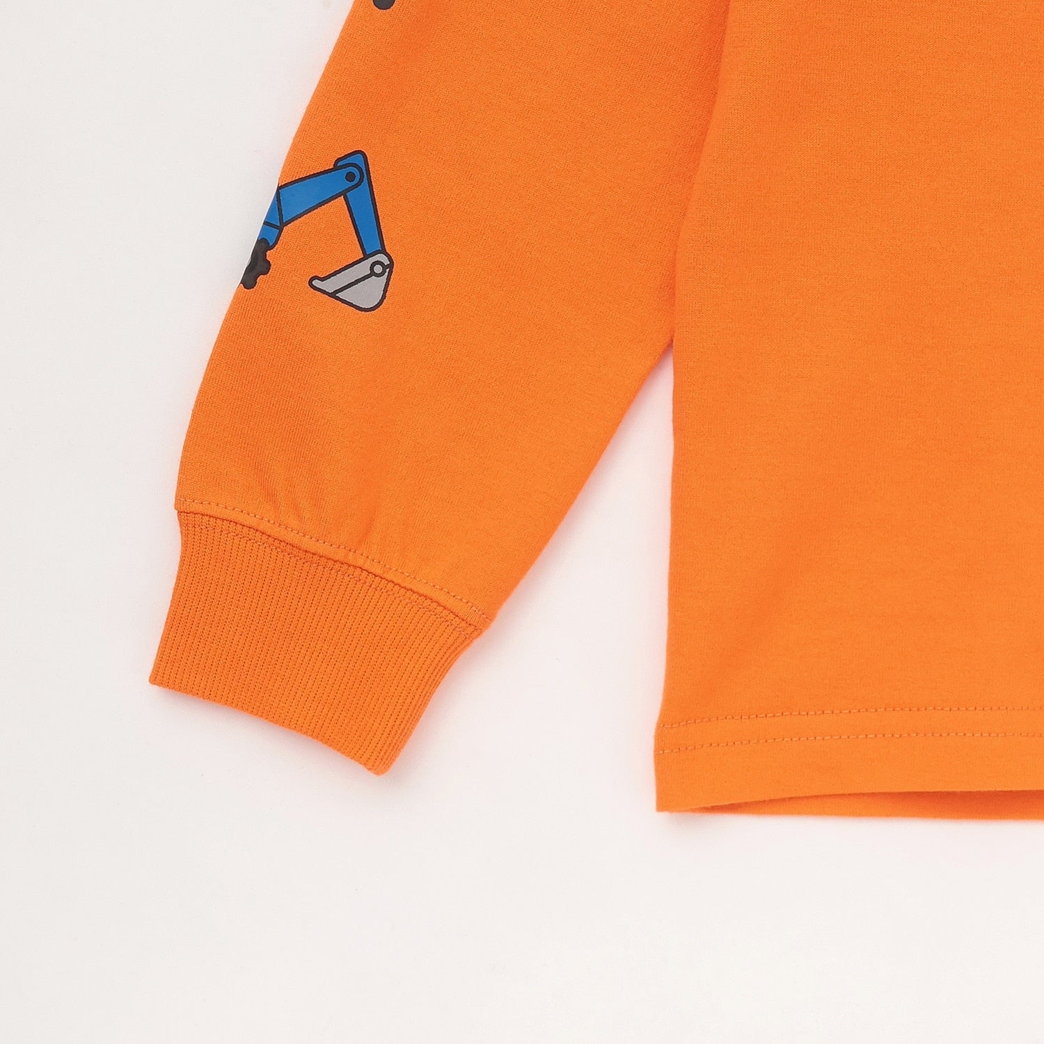 車柄ファニーゴリラ 長袖Tシャツ