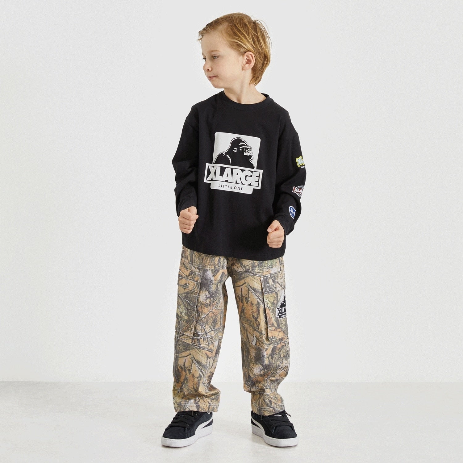 袖ロゴワッペン風プリント OG 長袖Tシャツ