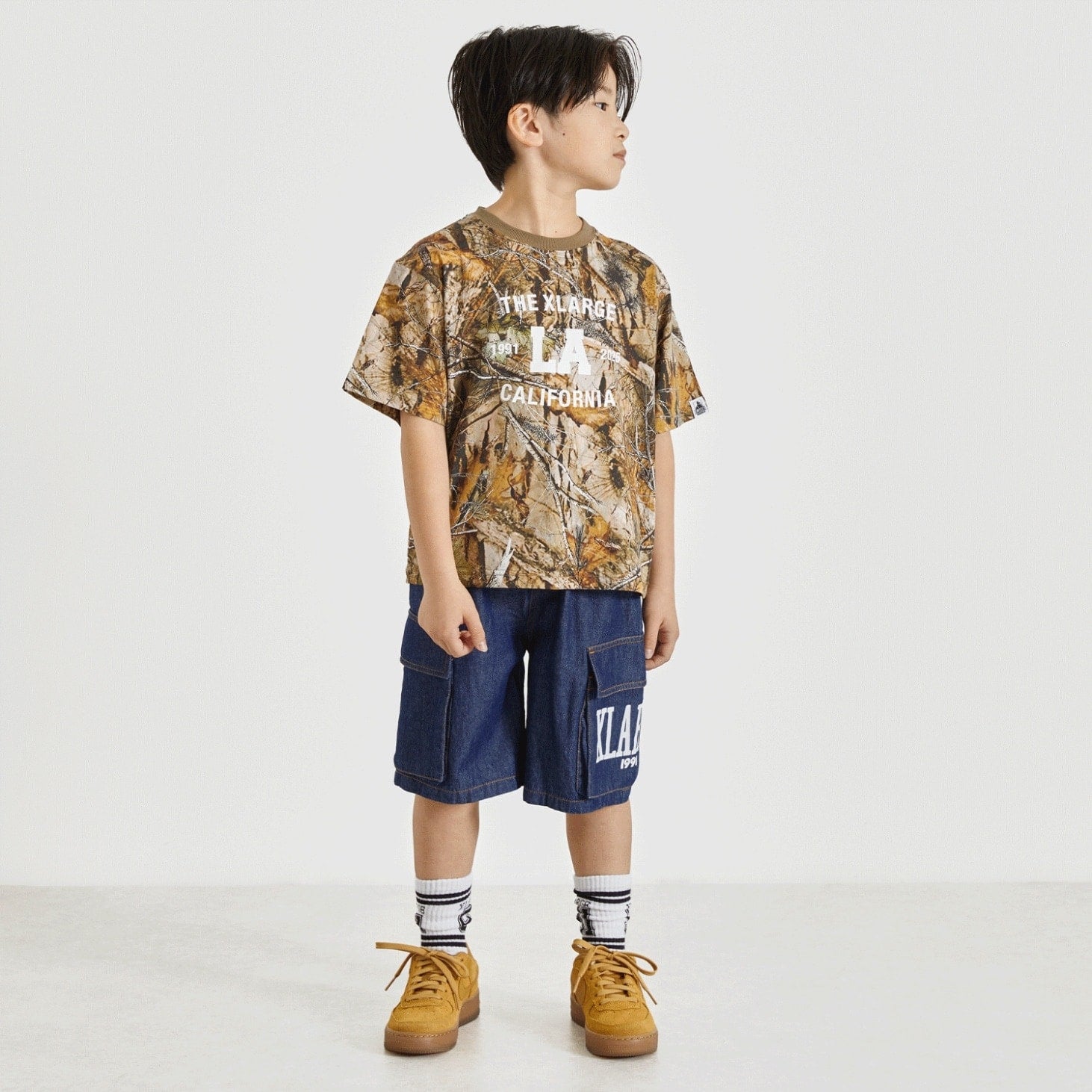 ツリーカモ柄 半袖Tシャツ