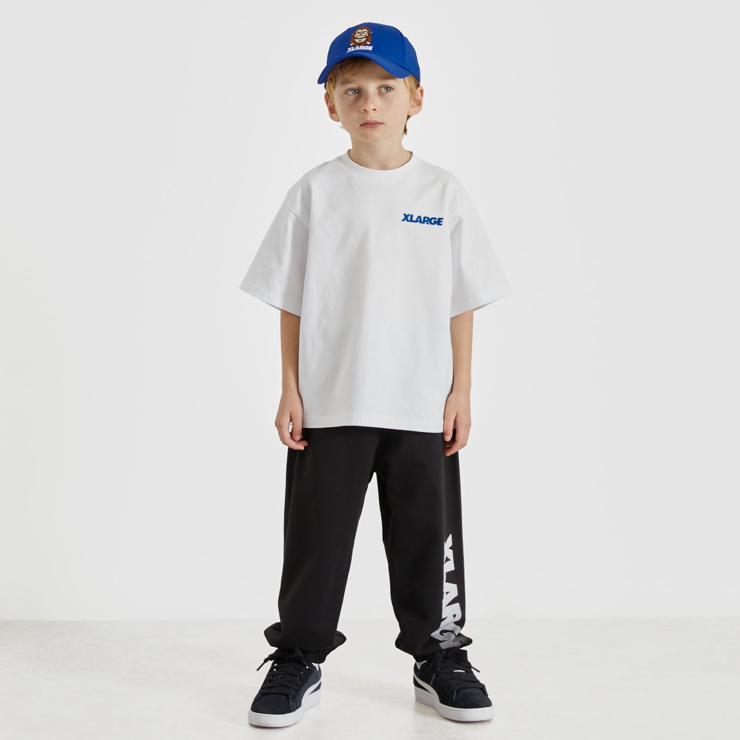 ファニーゴリラ+メッセージロゴ バックプリント半袖Tシャツ