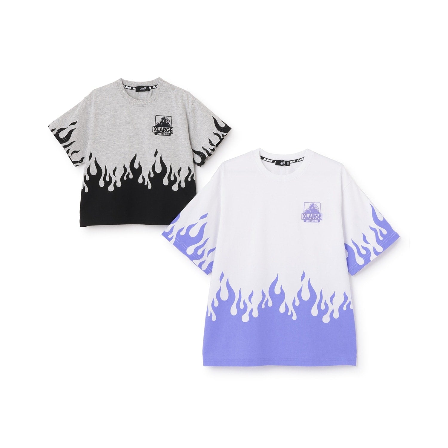 ファイヤーモチーフ 半袖Tシャツ