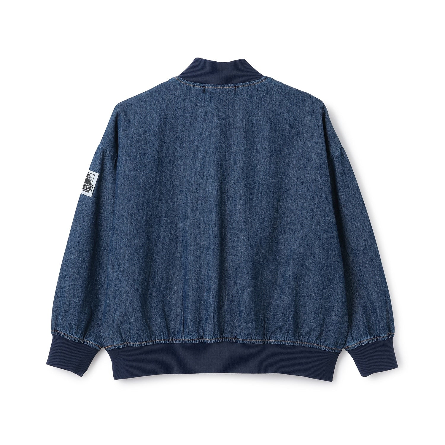 ビッグロゴプリント デニムブルゾン