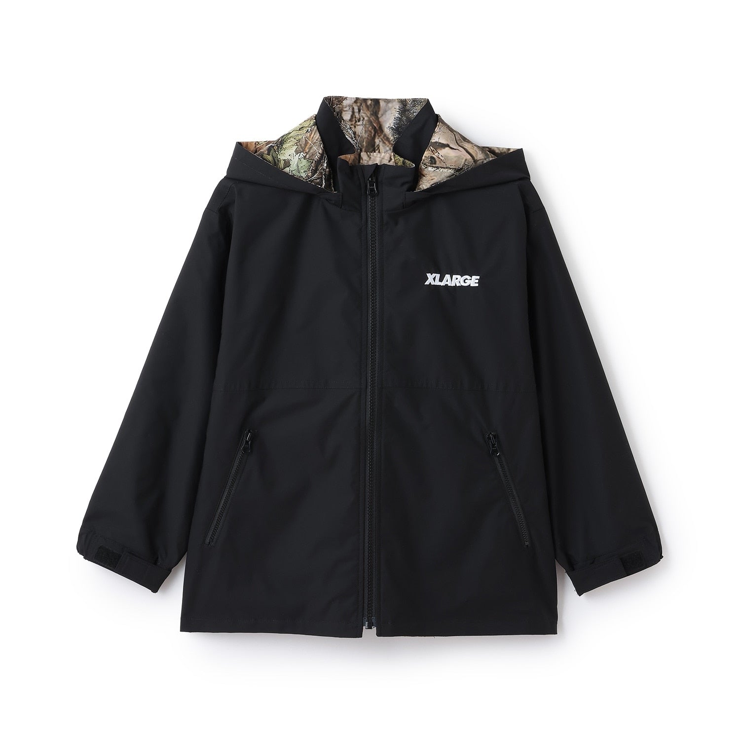 【リバーシブル】ツリーカモ柄シャカシャカブルゾン