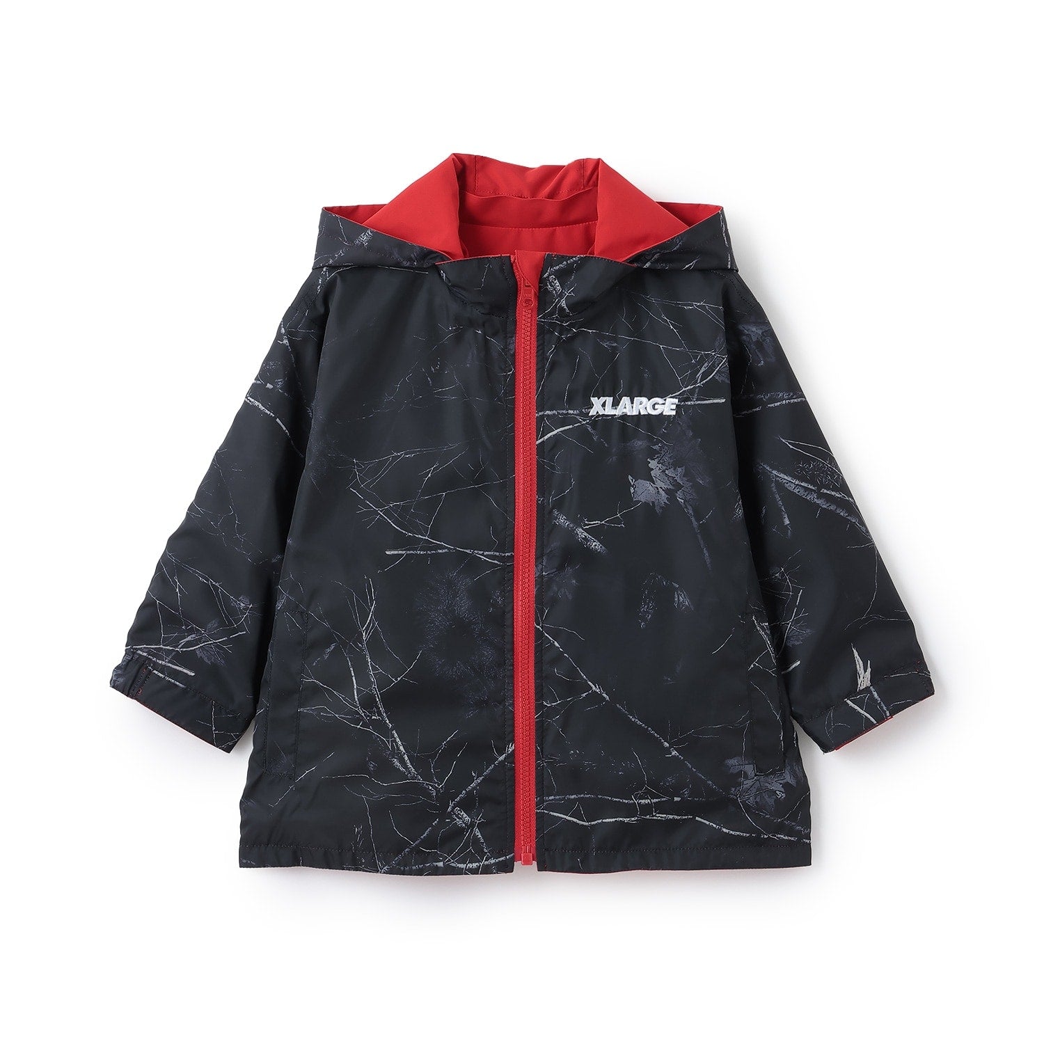 【リバーシブル】ツリーカモ柄シャカシャカブルゾン