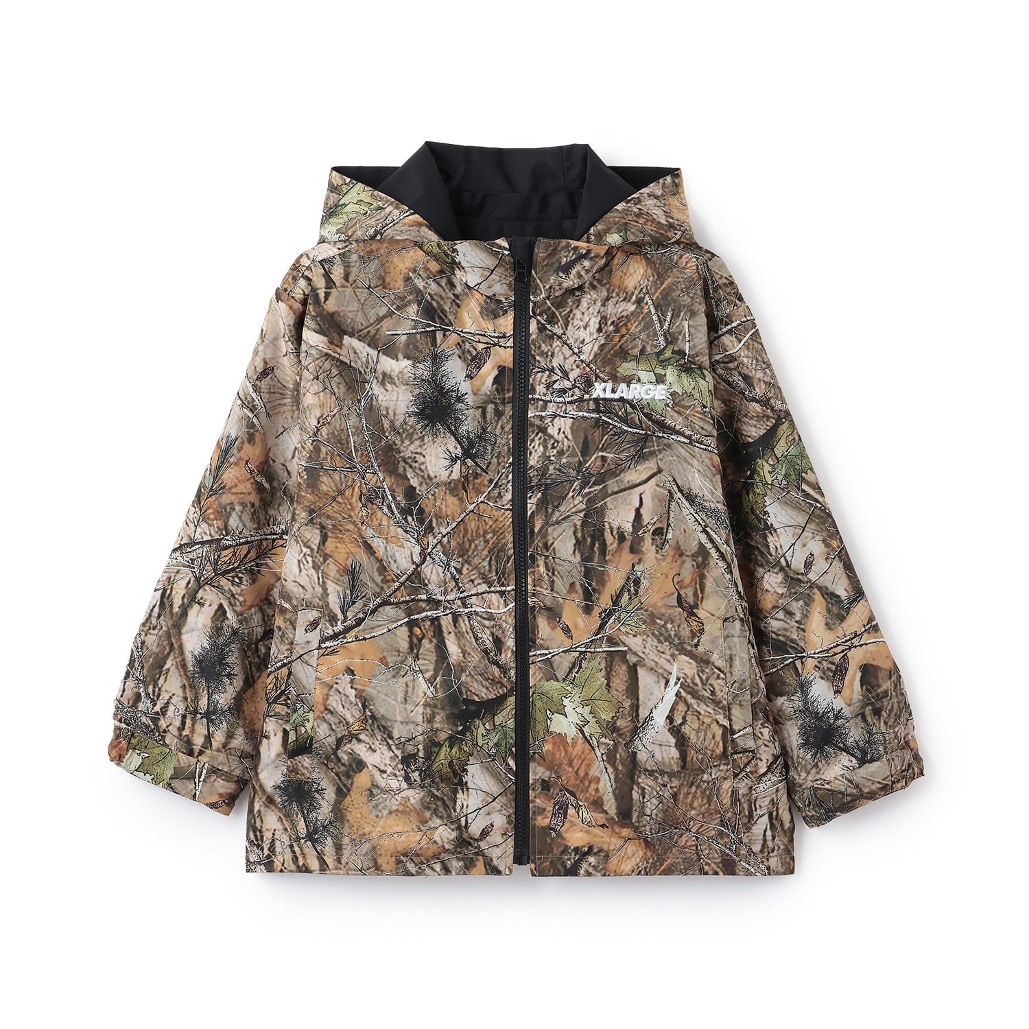 【リバーシブル】ツリーカモ柄シャカシャカブルゾン