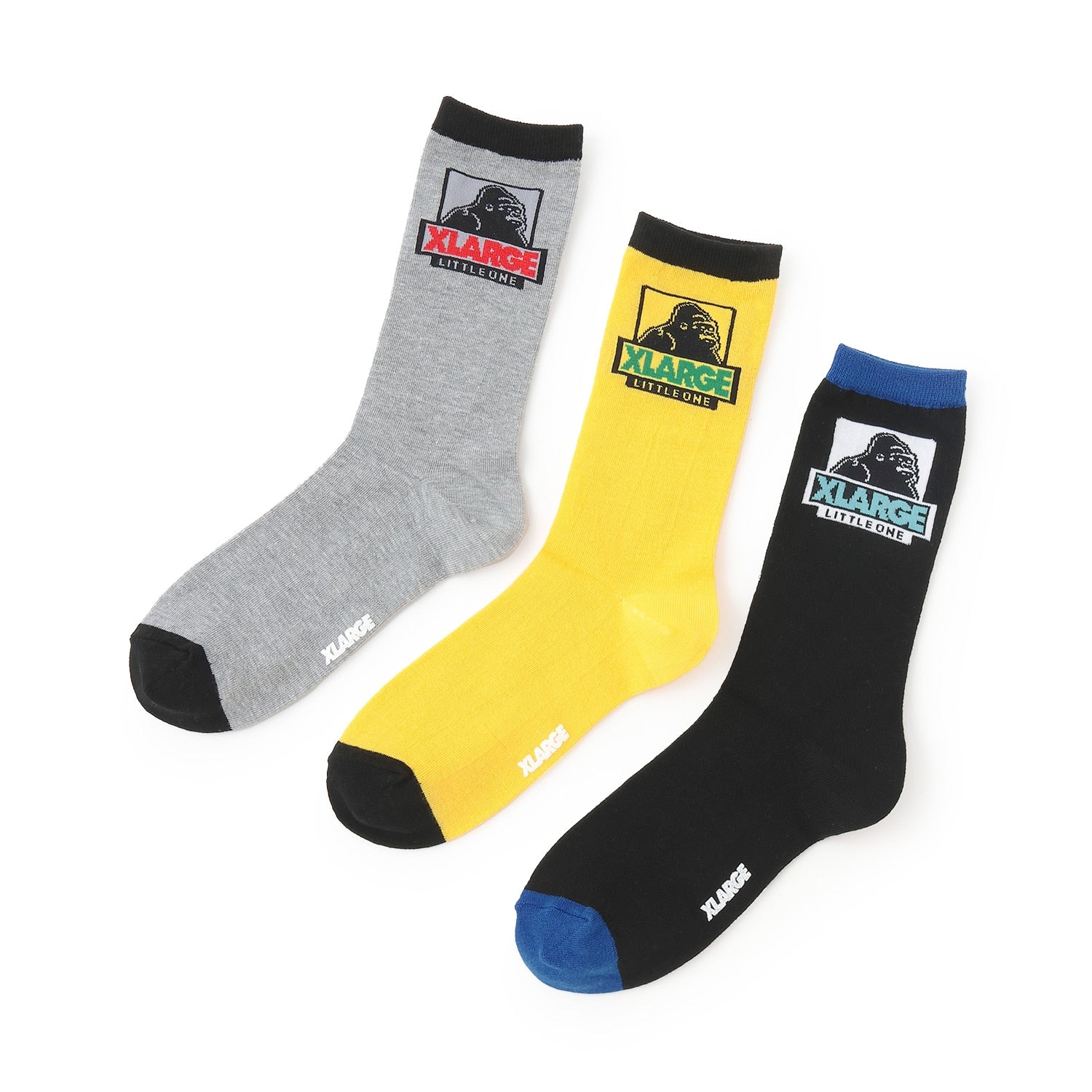 OGバイカラー クルーソックス