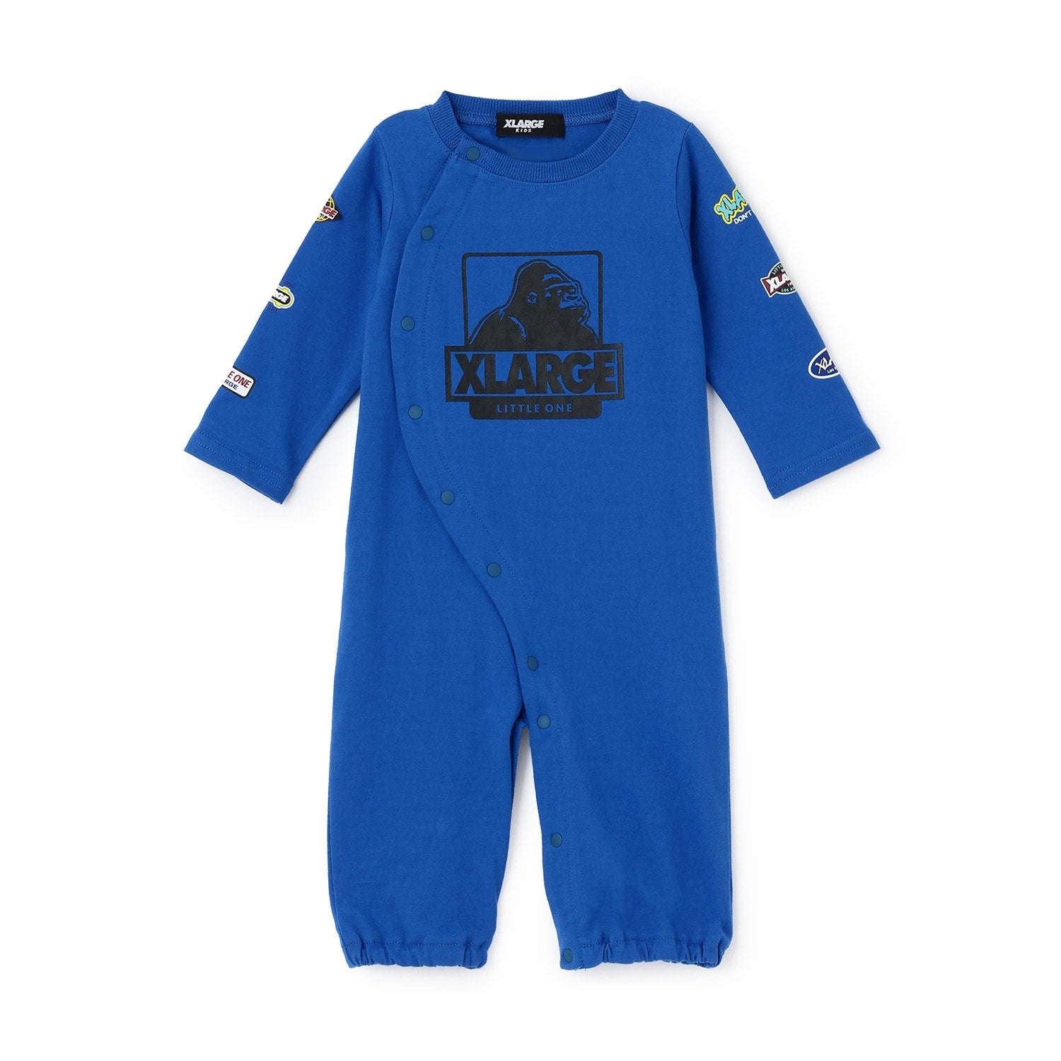 袖ロゴワッペン風プリントOG長袖2WAYオール