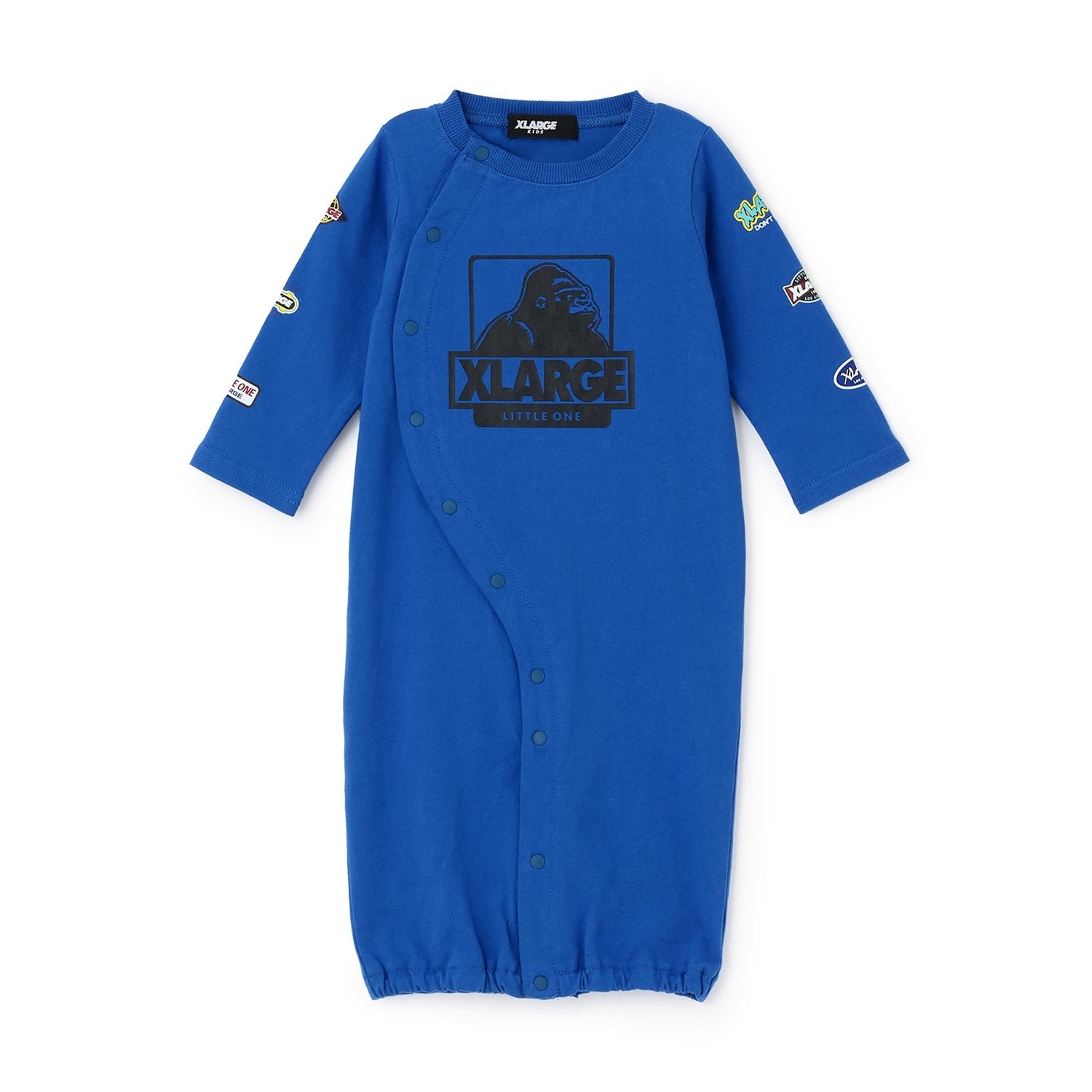 袖ロゴワッペン風プリントOG長袖2WAYオール