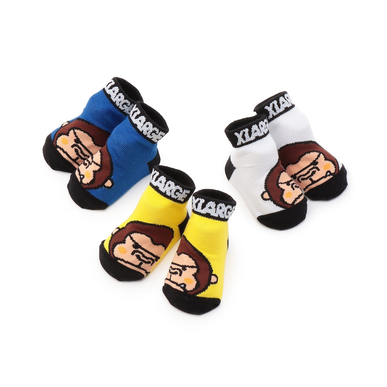 ファニーゴリラビッグフェイス ベビーソックス