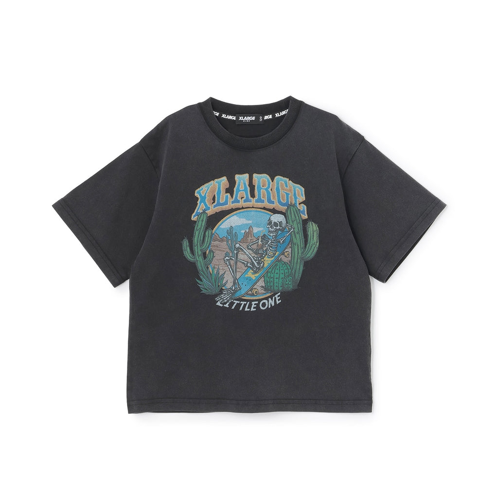 スケルトンデザインTシャツ スケルトンスケボー ヴィンテージライク半袖Tシャツ – calif（カリフ