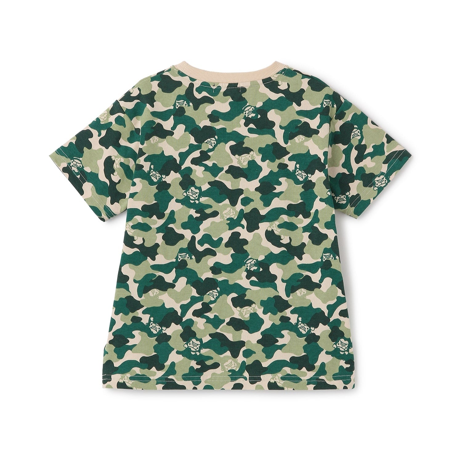 ファニーゴリラカモ総柄 半袖Tシャツ