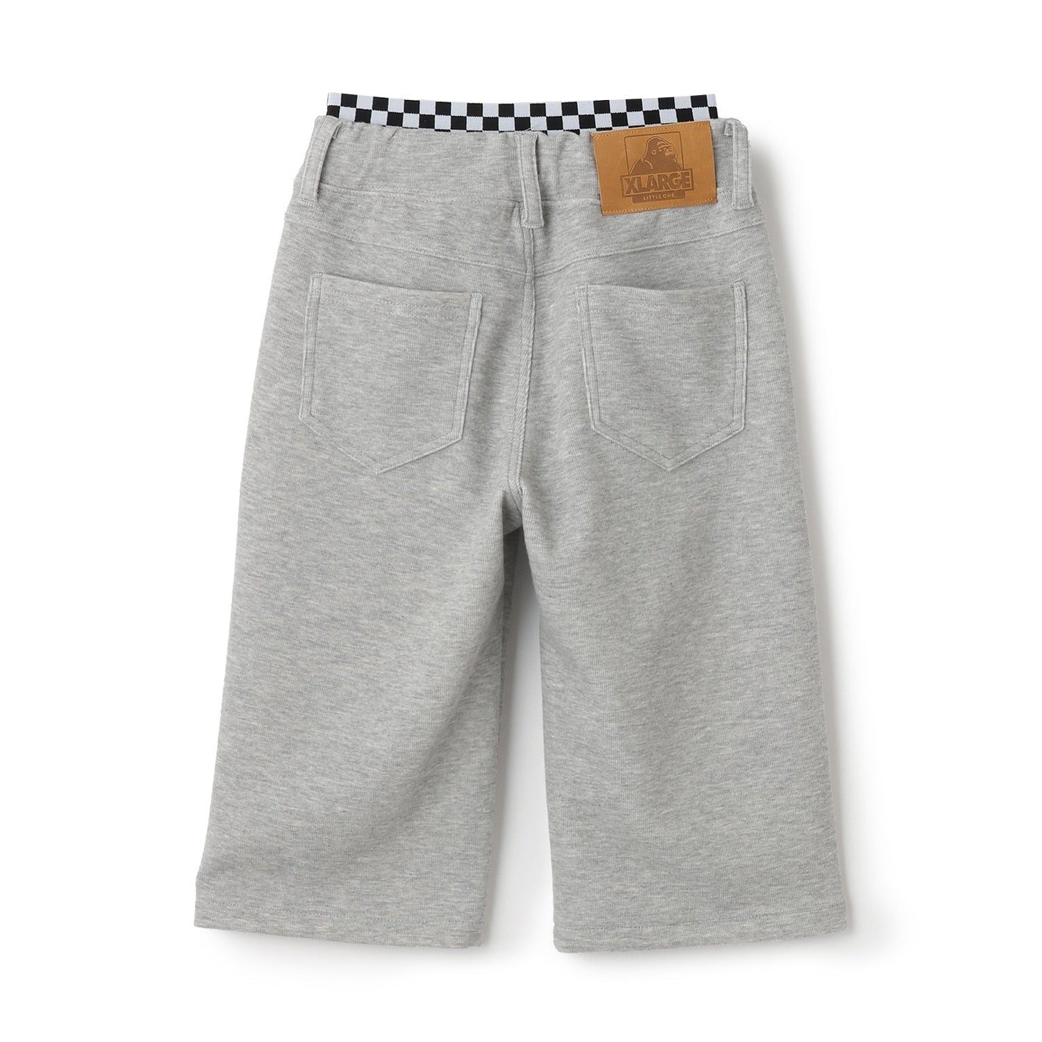 ダブルウエスト ダンボールニットパンツ