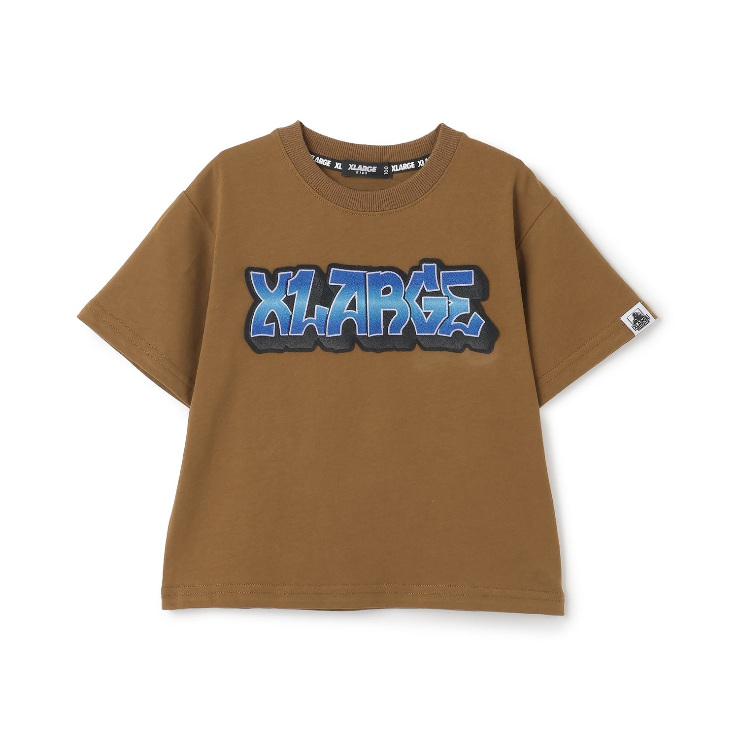 グラデーションロゴ刺しゅう半袖Tシャツ