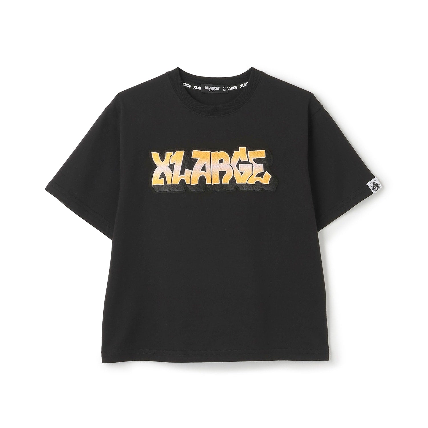 グラデーションロゴ刺しゅう半袖Tシャツ