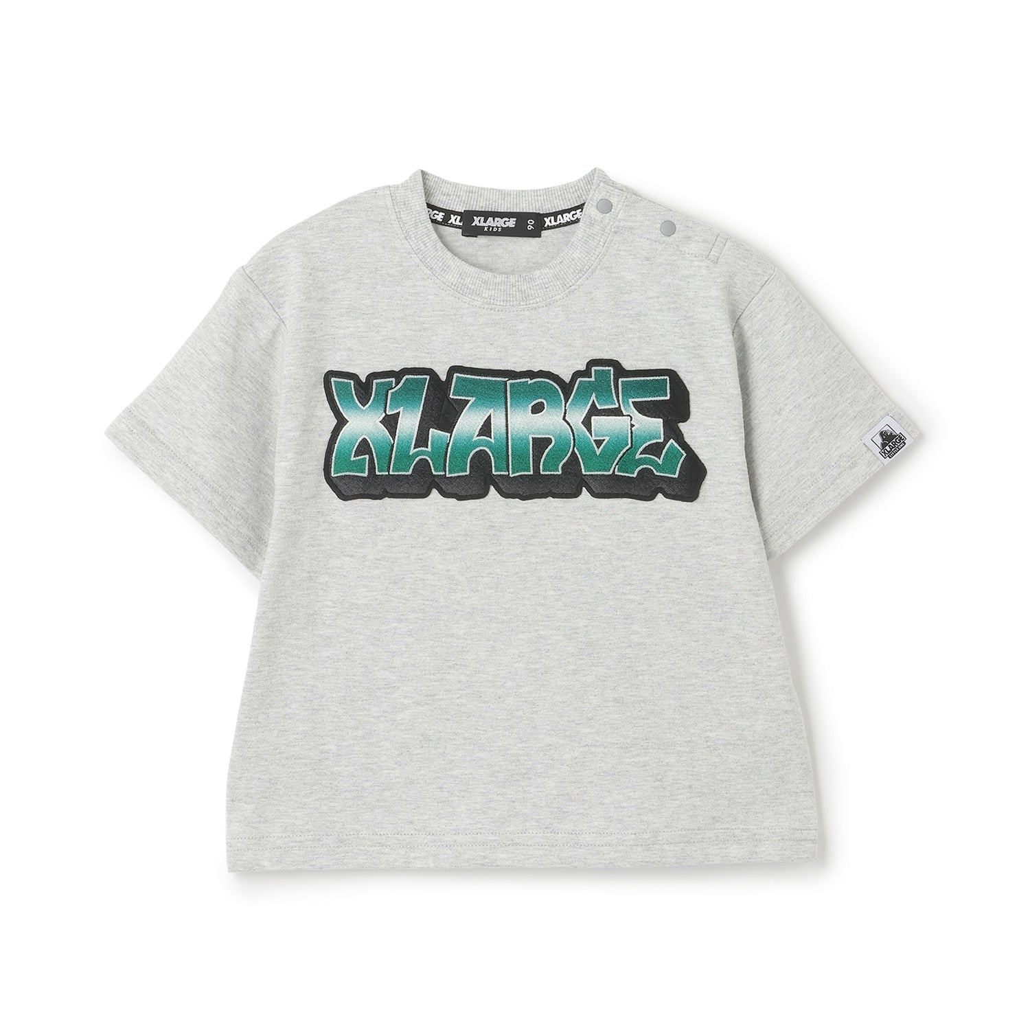 グラデーションロゴ刺しゅう半袖Tシャツ