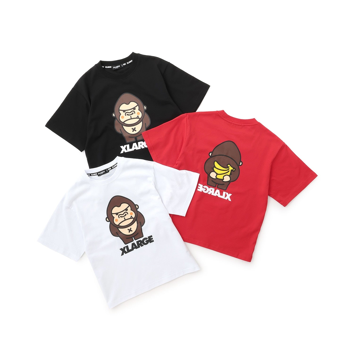 バックスタイルファニーゴリラ半袖Tシャツ