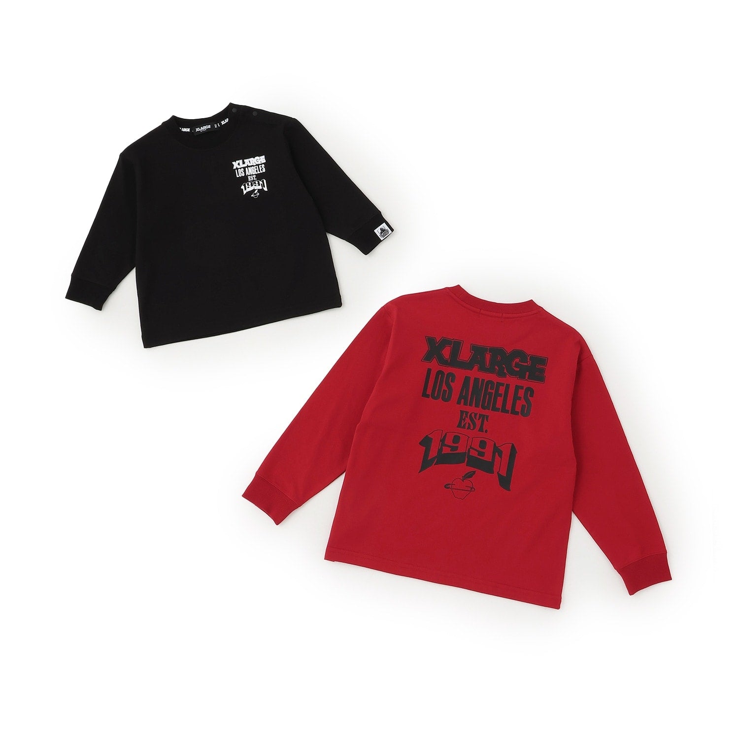バックプリント長袖Tシャツ