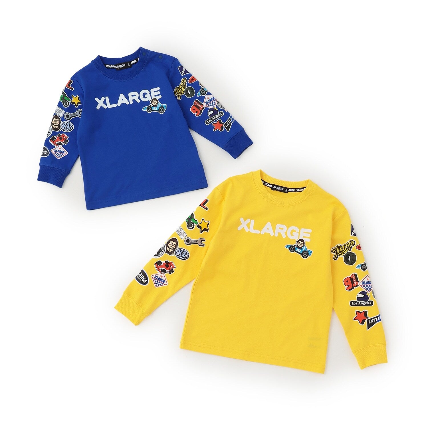 モータースポーツモチーフ ファニーゴリラ長袖Tシャツ