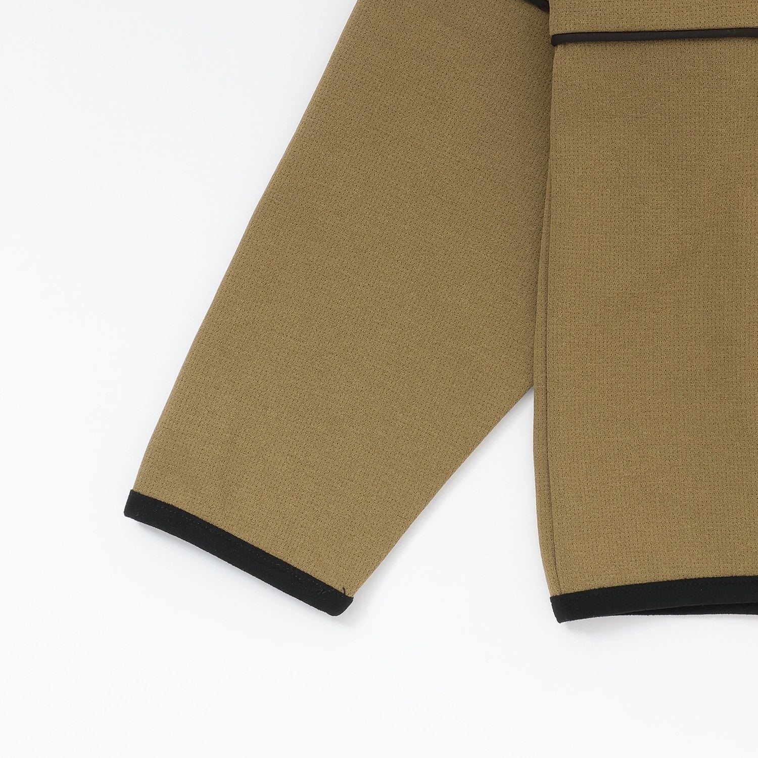ロゴ ストレッチハーフジップトップ