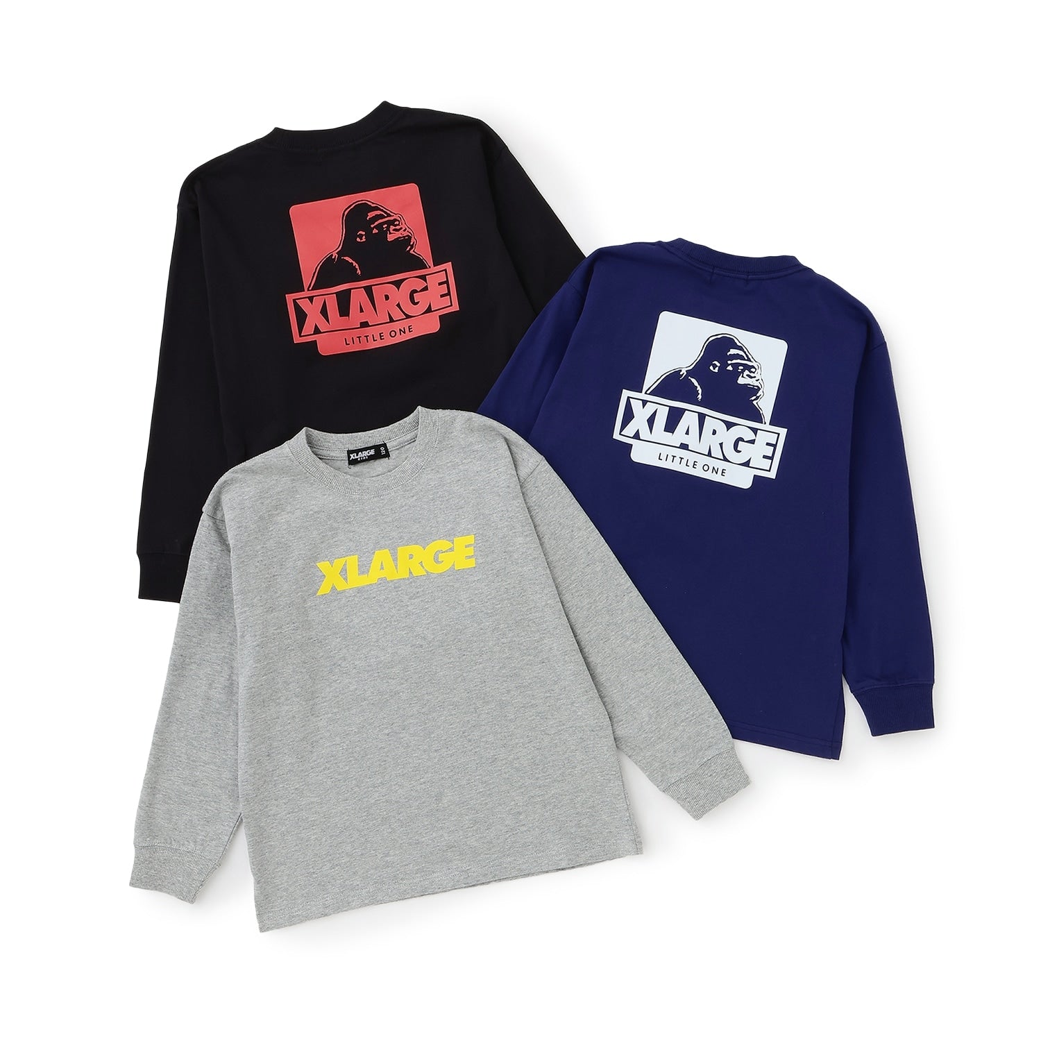 バックロゴ長袖Tシャツ