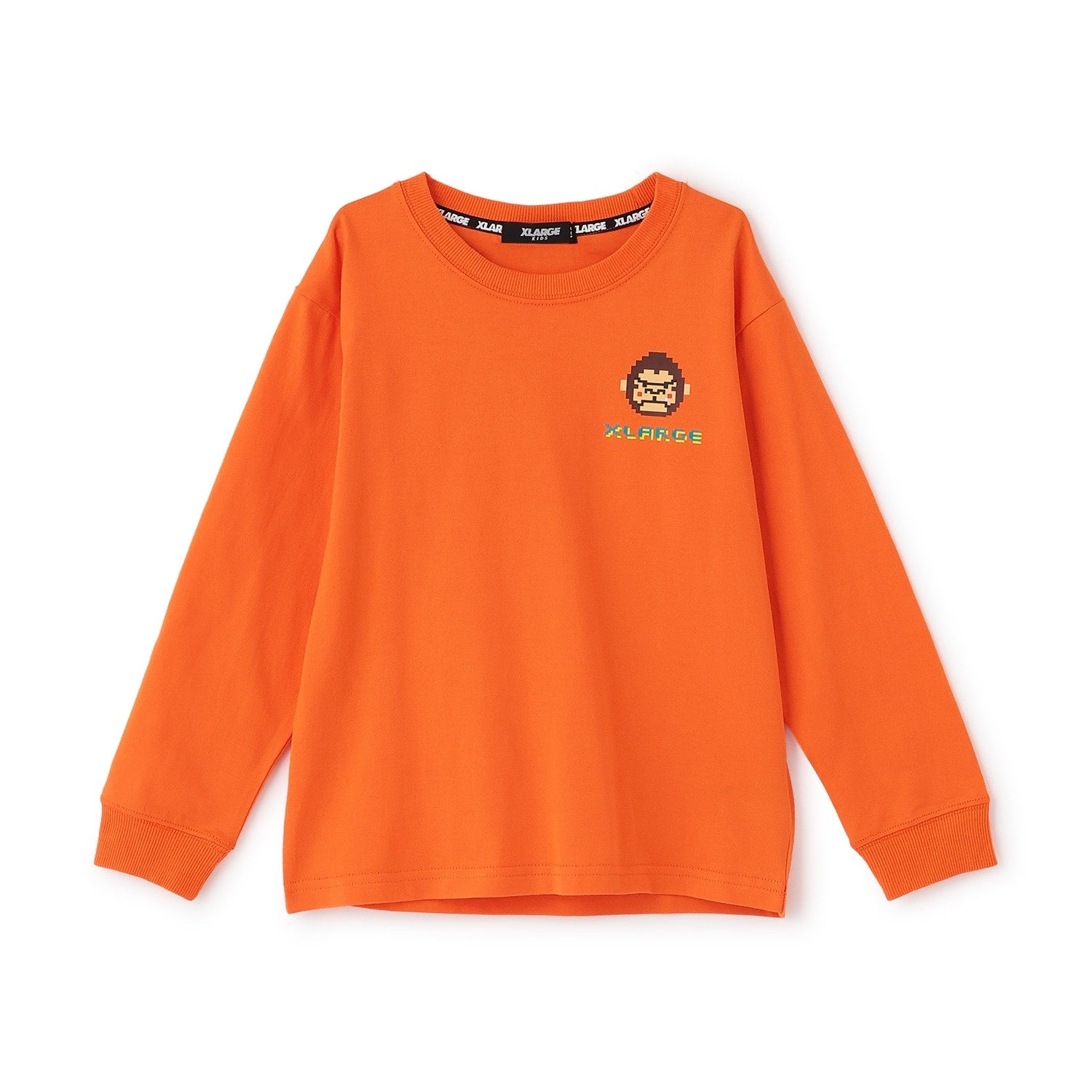 ピクセルファニーゴリラ 長袖Tシャツ