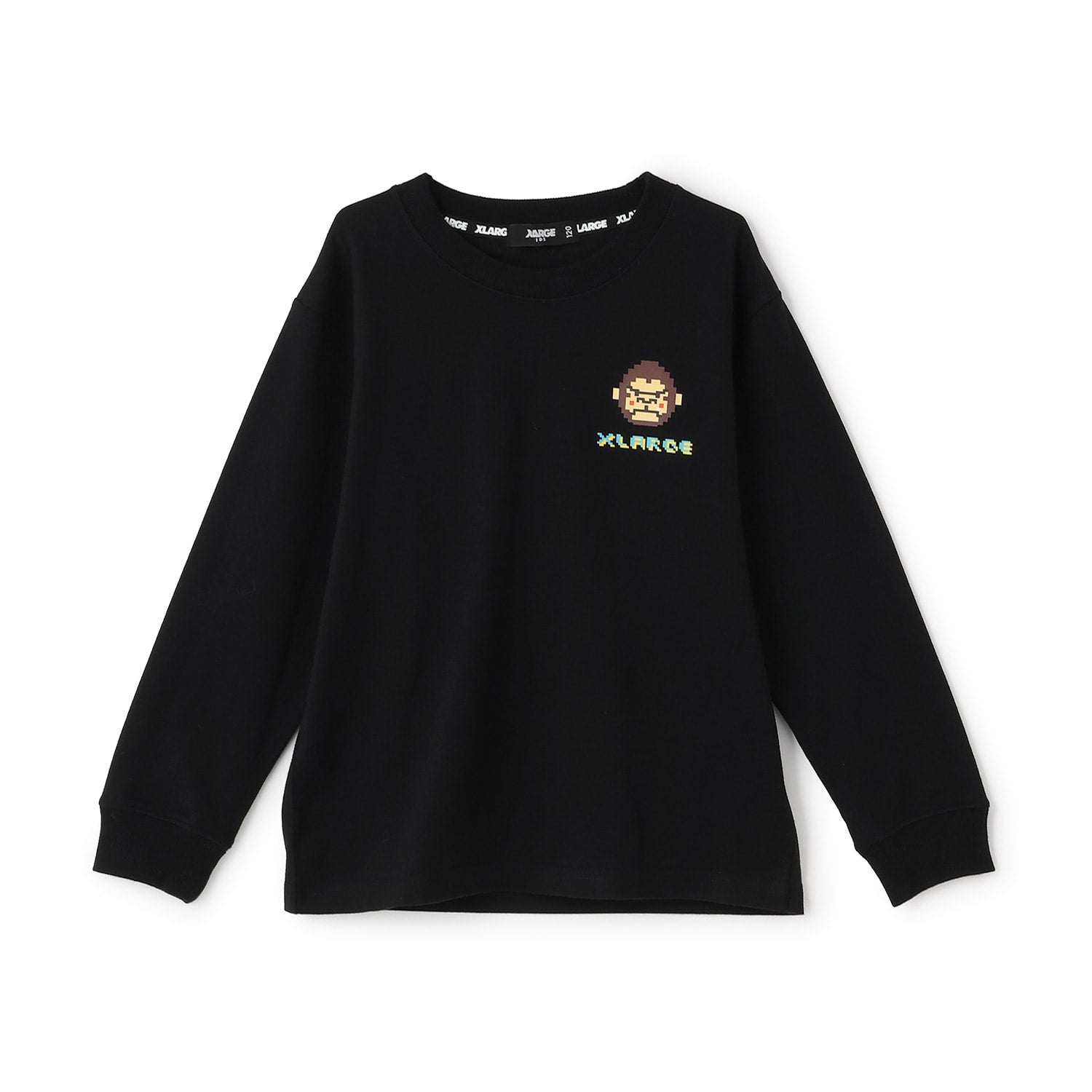 ピクセルファニーゴリラ 長袖Tシャツ