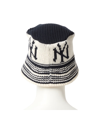 【NEWERA】KNIT BUCKET NEYYAN NVY CRM