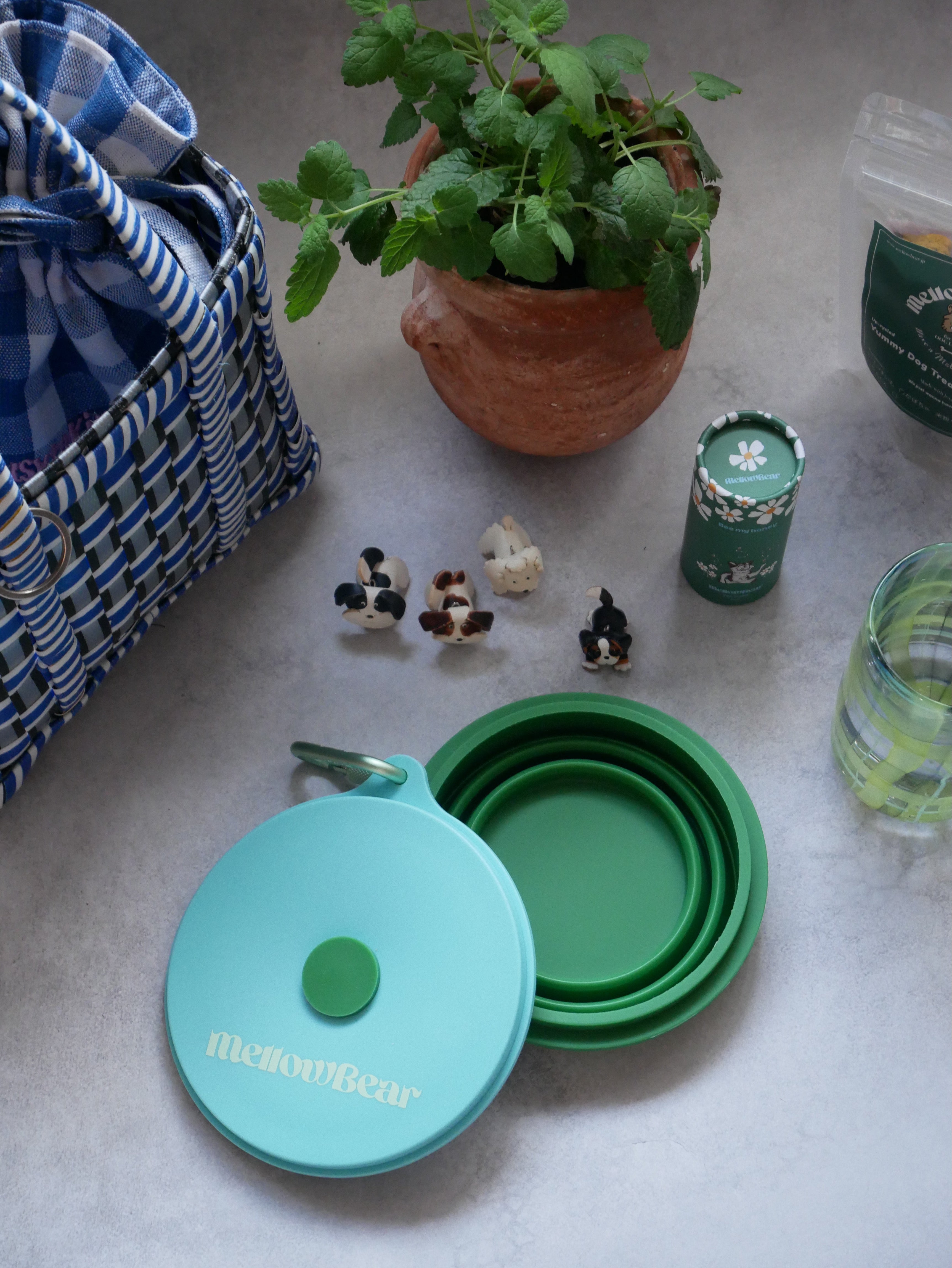 【mellowbear】蓋付きお水飲みボウル / mizu bowl