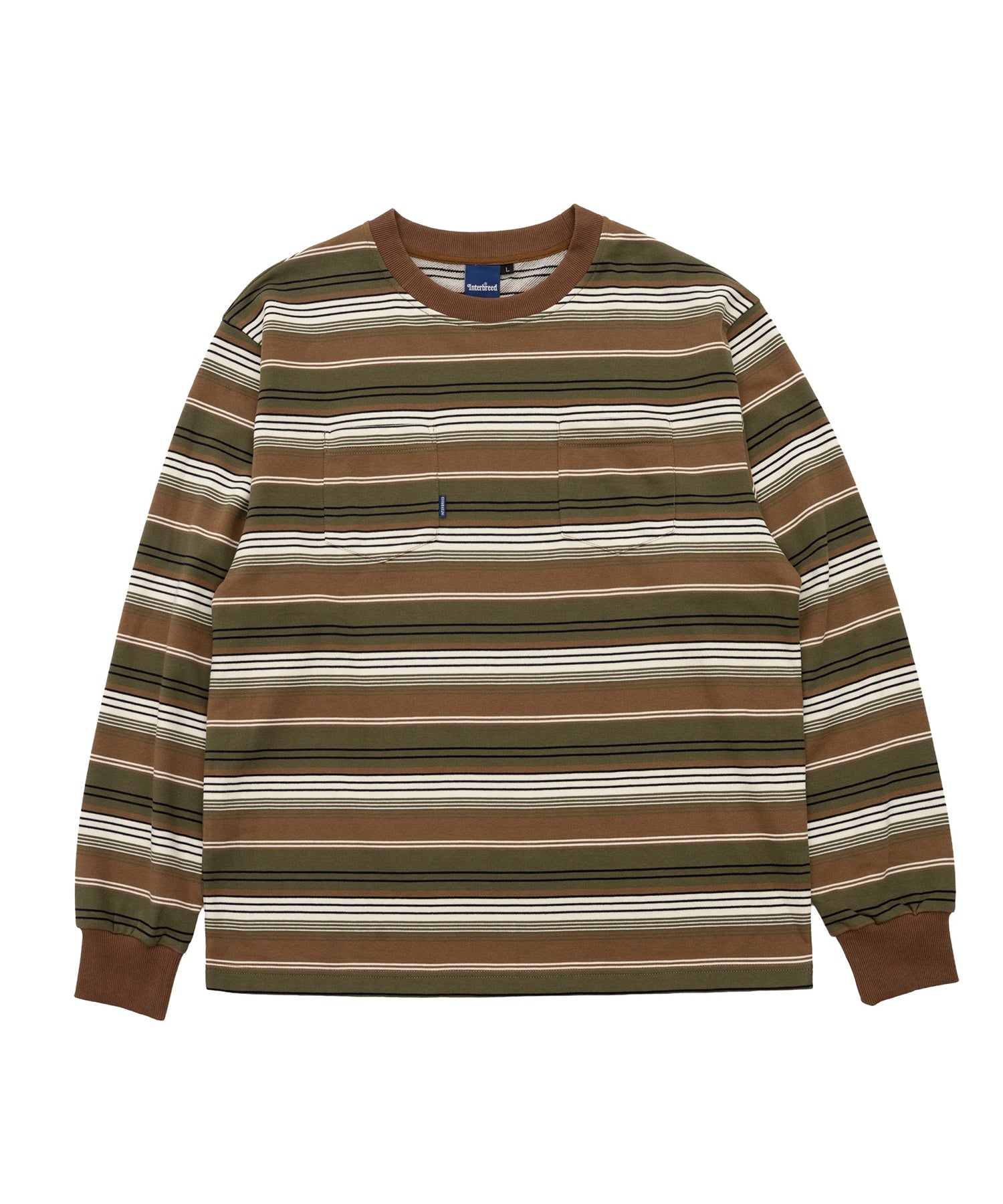 【INTERBREED】French Terry Striped Tee