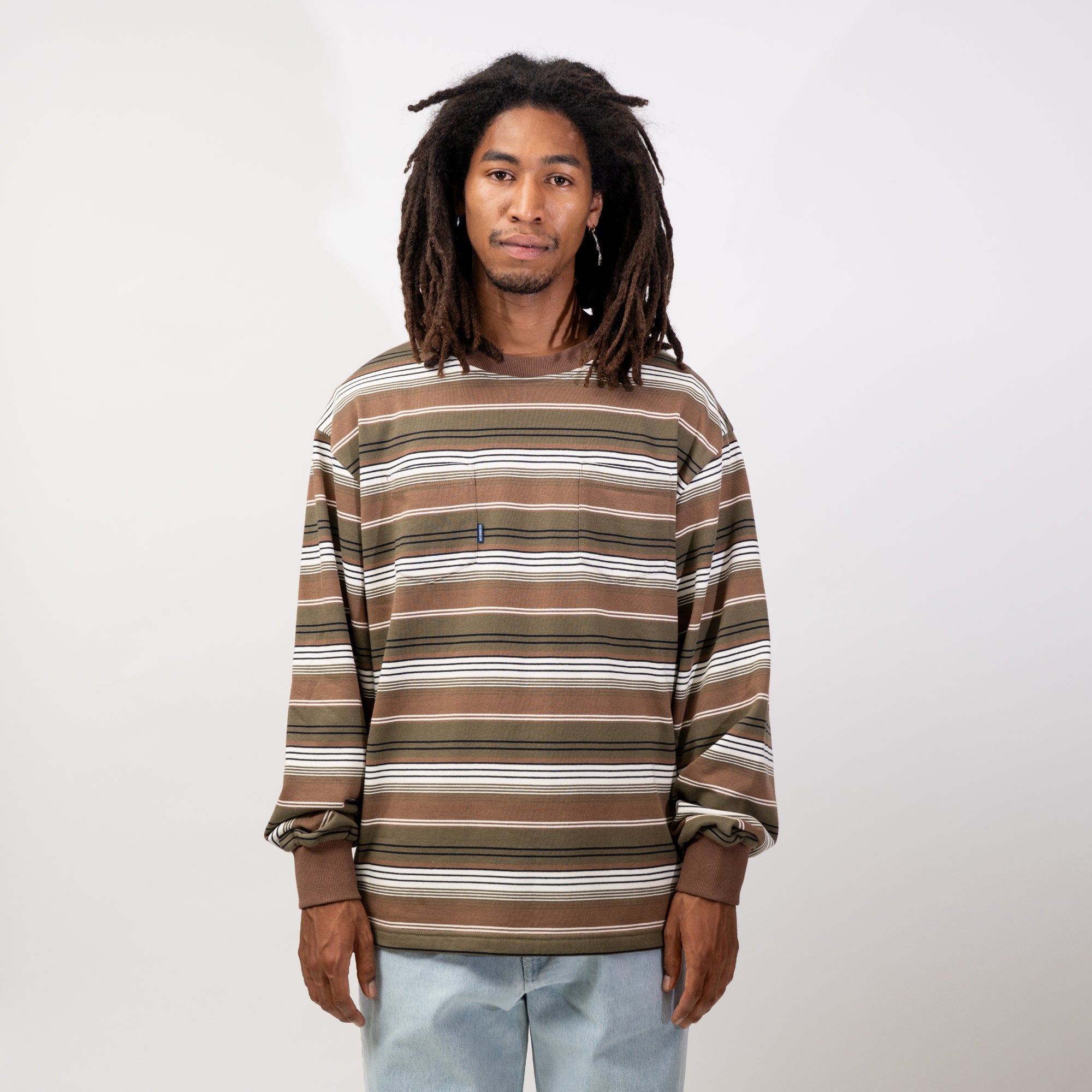 French Terry Striped Tee