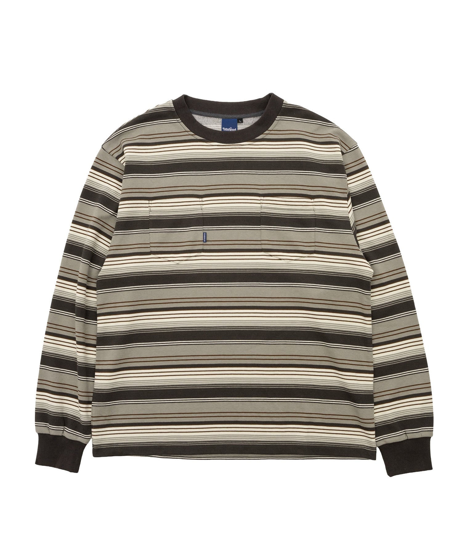 【INTERBREED】French Terry Striped Tee