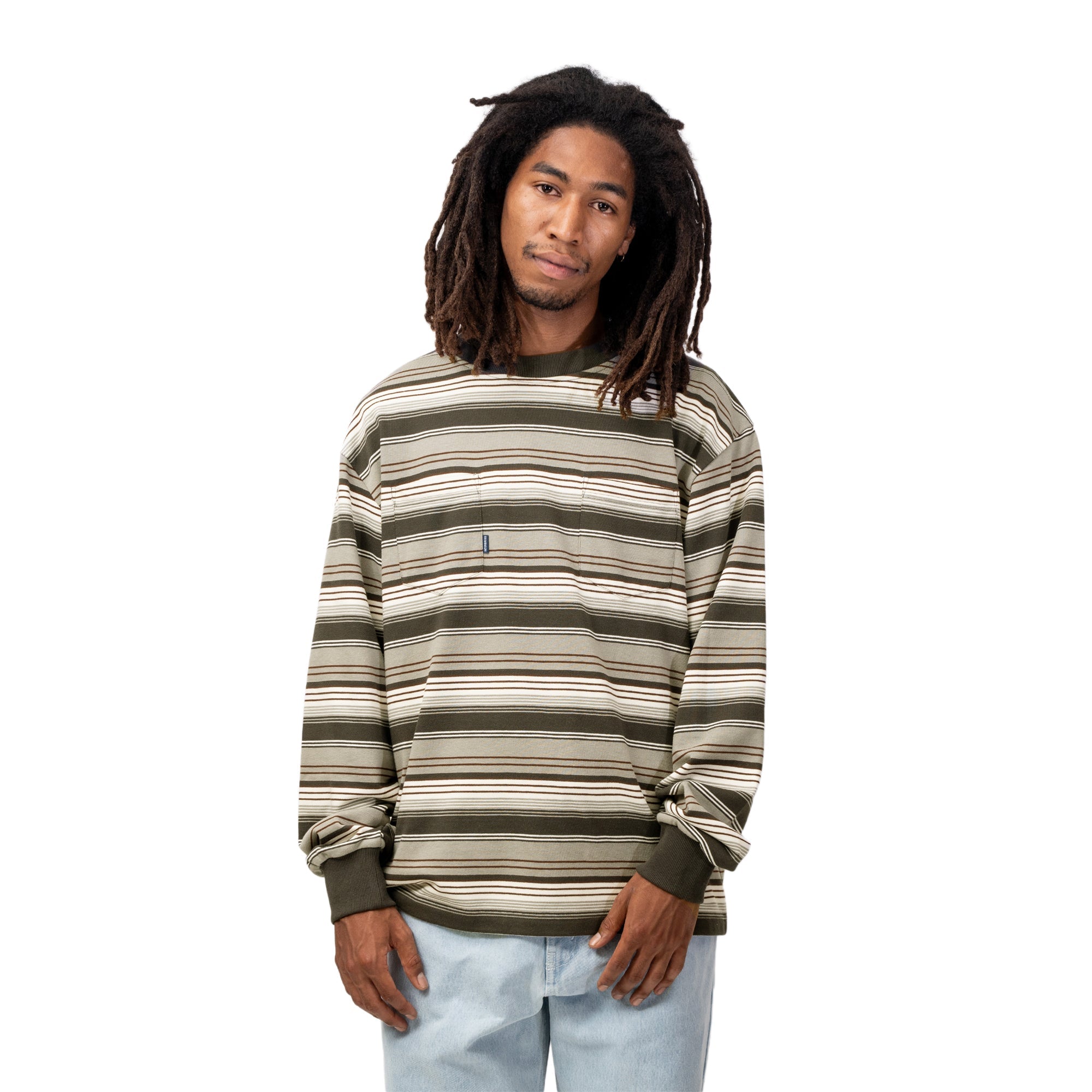 French Terry Striped Tee