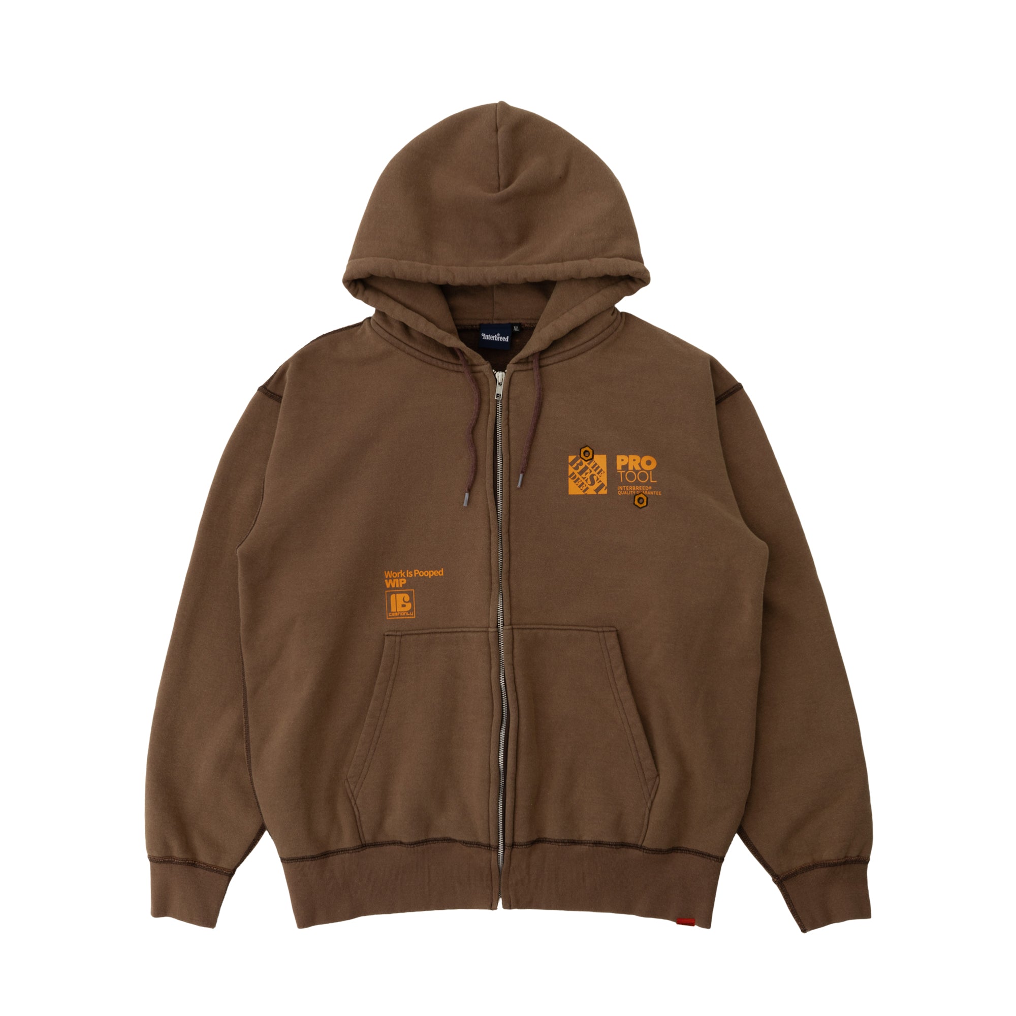 B43 WIP Faded Zip Hoodie