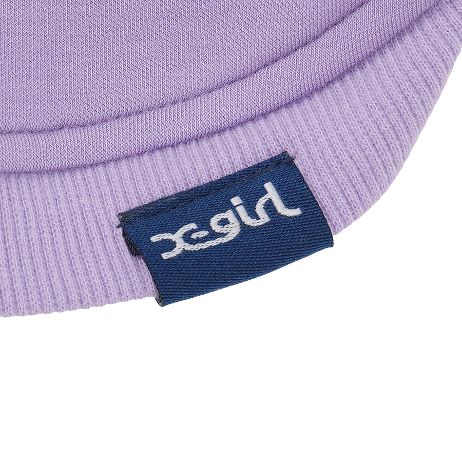 【X-girl DOGWEAR】レオパード柄ロゴフーディー