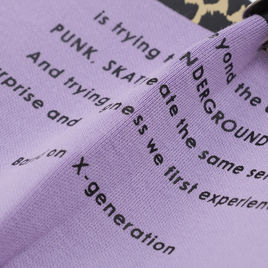 【X-girl DOGWEAR】レオパード柄ロゴフーディー