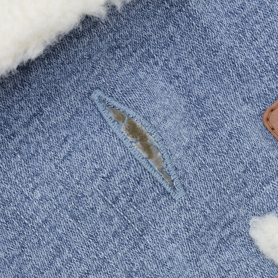 【X-girl DOGWEAR】ボアデニムベスト