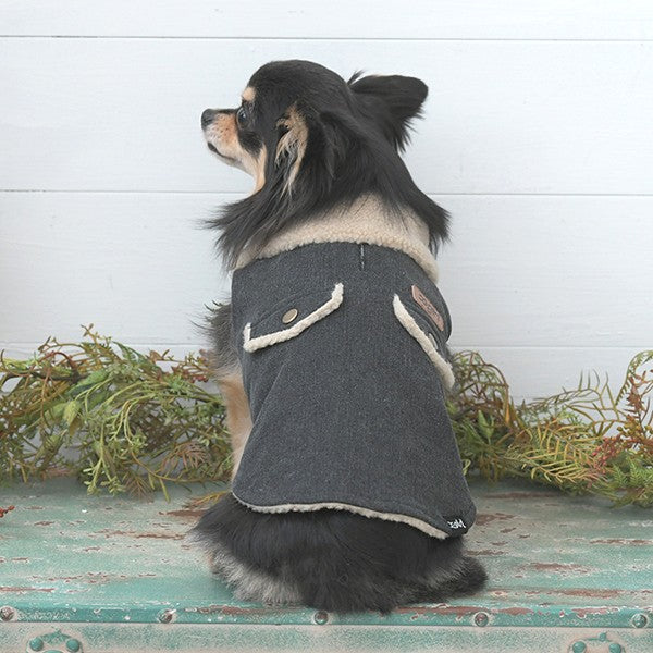 【X-girl DOGWEAR】ボアデニムベスト