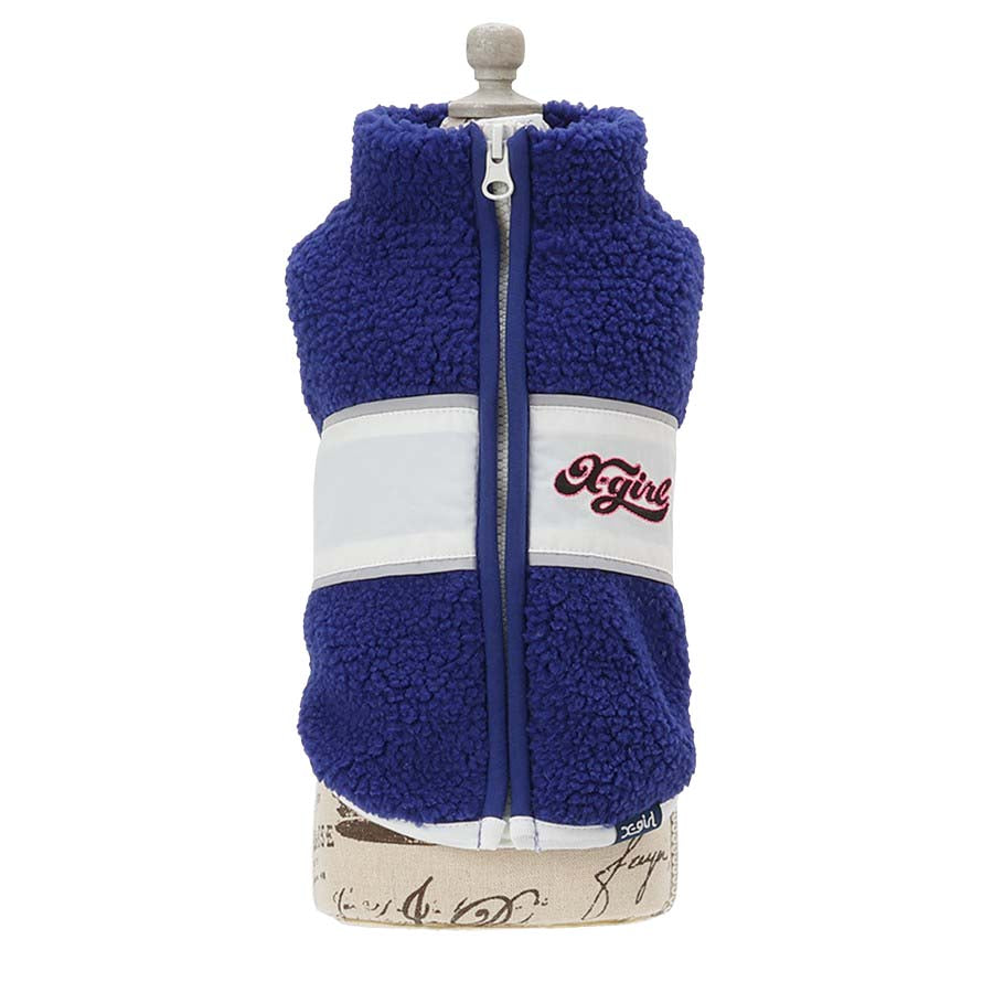 【X-girl DOGWEAR】チアフルロゴフリース