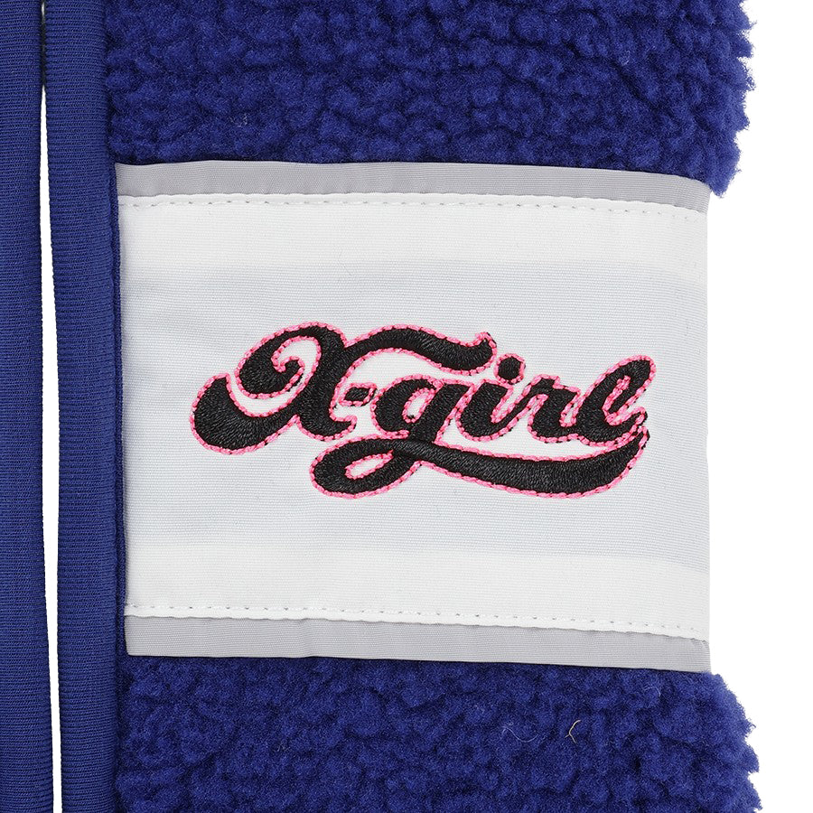 【X-girl DOGWEAR】チアフルロゴフリース