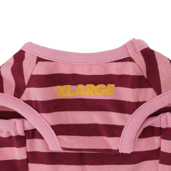 XLARGE DOGWEAR/ストライプロゴタンク