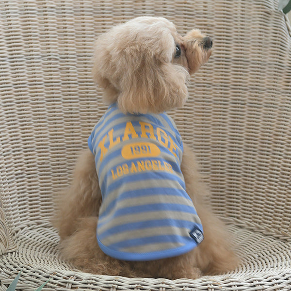 XLARGE DOGWEAR/ストライプロゴタンク