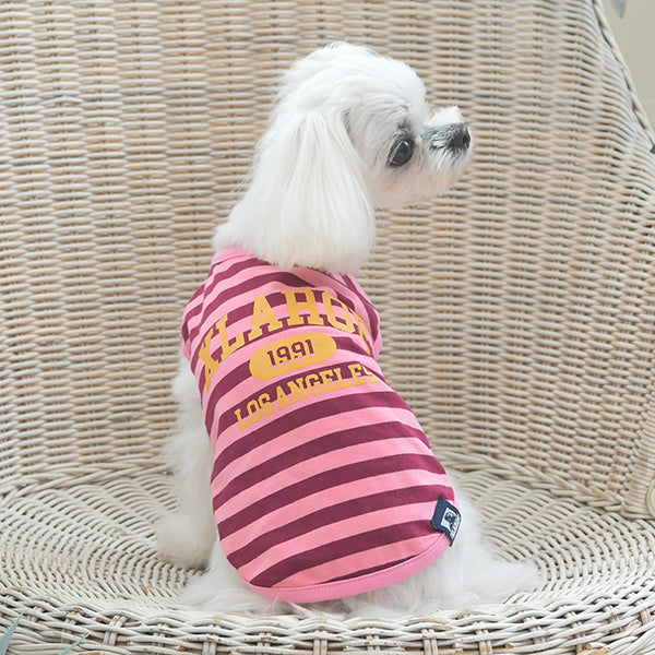XLARGE DOGWEAR/ストライプロゴタンク