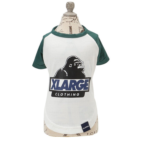 XLARGE DOGWEAR/OGラグランメッシュTシャツ