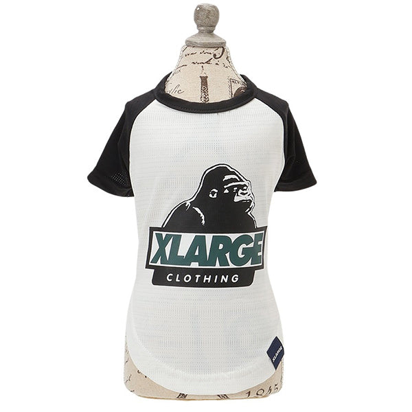 XLARGE DOGWEAR/OGラグランメッシュTシャツ
