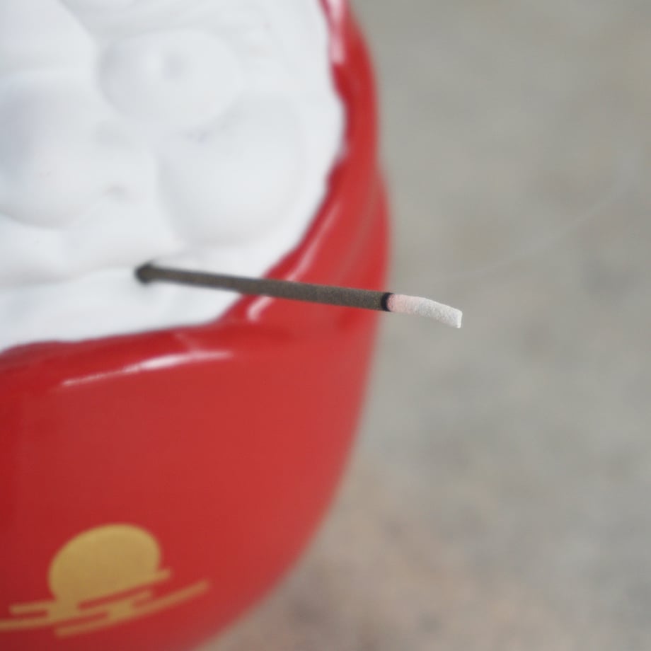 【九九谷】ツッパリダルマ　お香立て