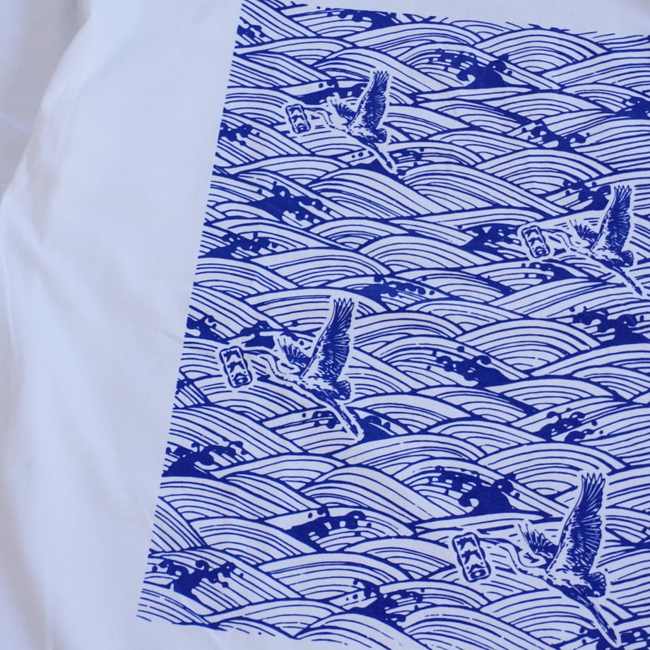 九九谷　青海波　Tシャツ