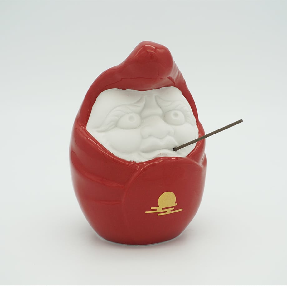 【九九谷】ツッパリダルマ　お香立て