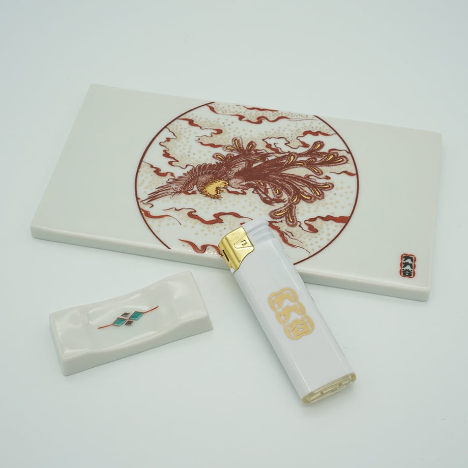 【九九谷】香木スタンド　鳳凰