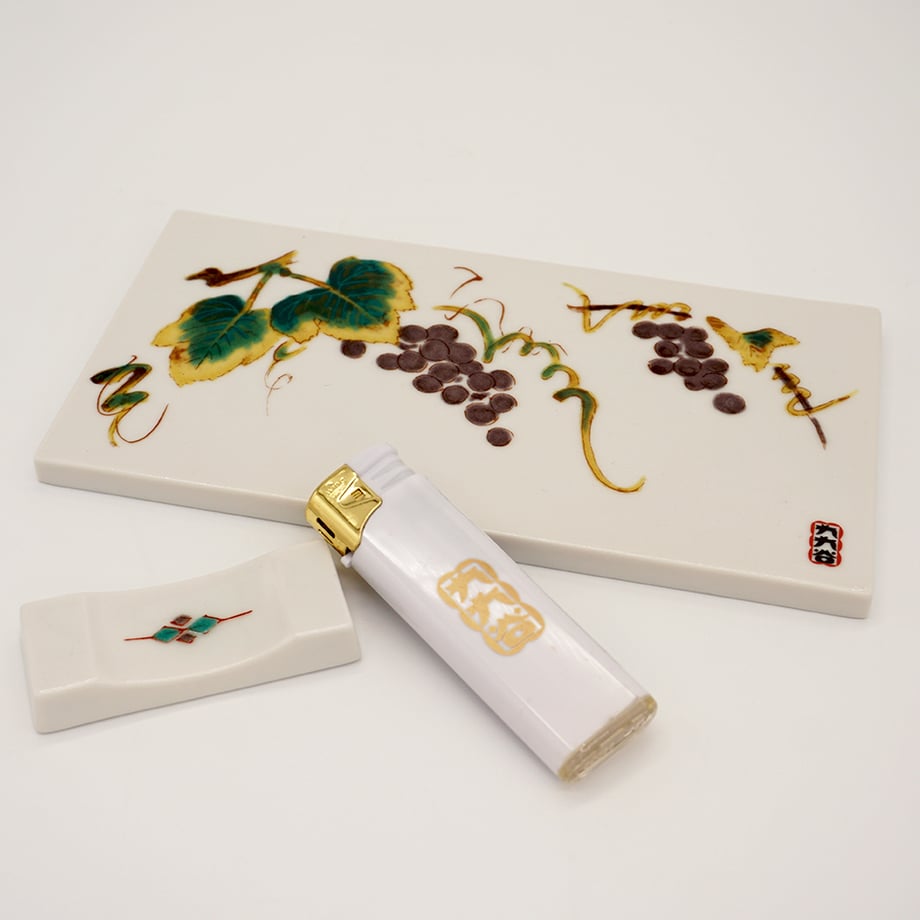 【九九谷】香木スタンド 葡萄
