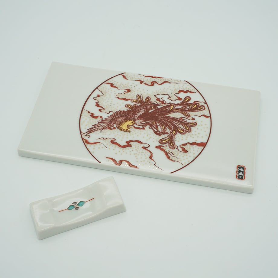 【九九谷】香木スタンド　鳳凰